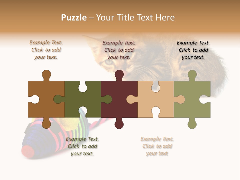 Toy Mouse Horizontal Mice PowerPoint Template