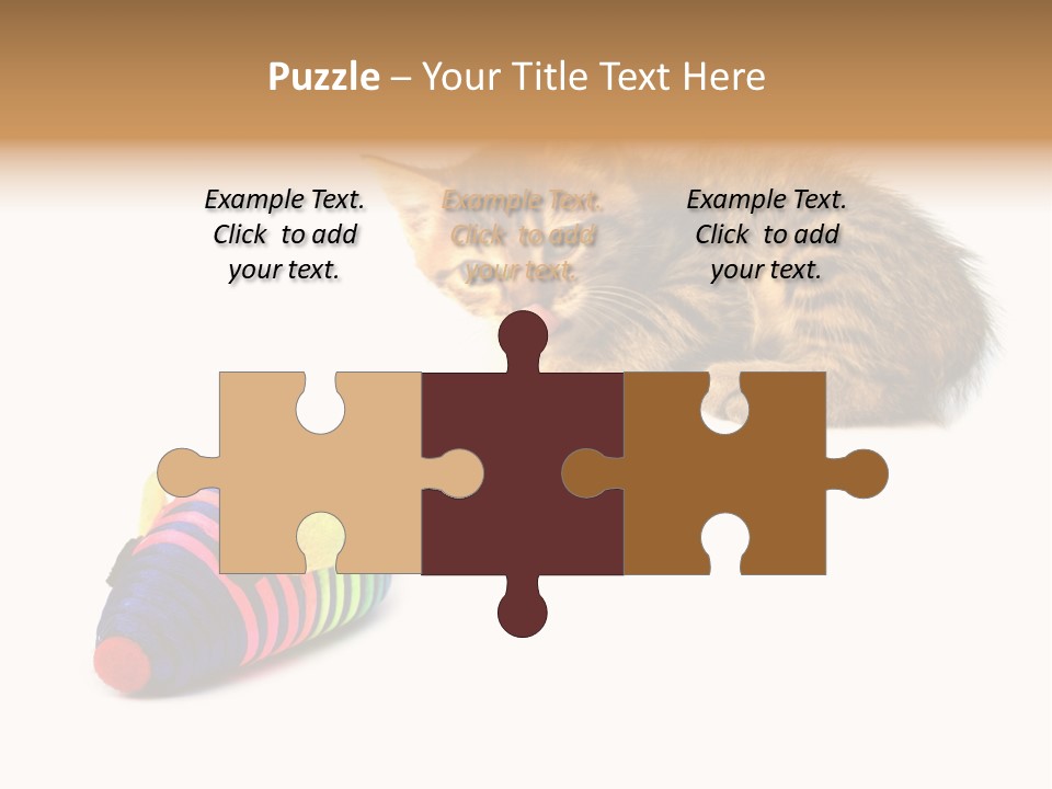 Toy Mouse Horizontal Mice PowerPoint Template