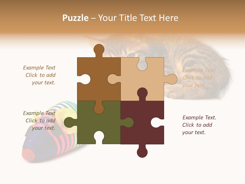 Toy Mouse Horizontal Mice PowerPoint Template