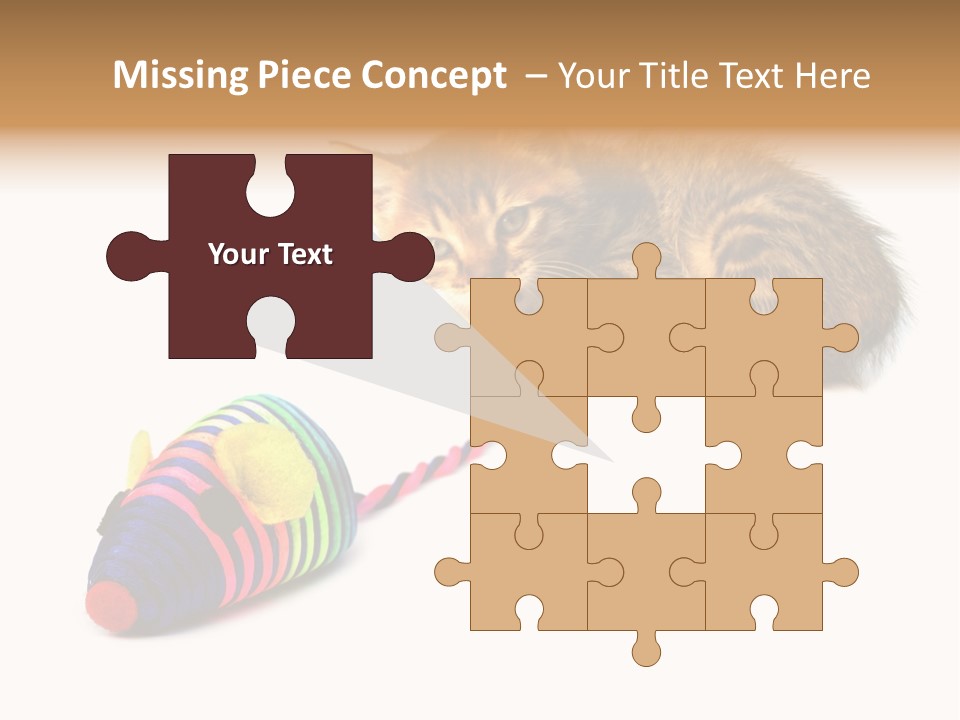 Toy Mouse Horizontal Mice PowerPoint Template