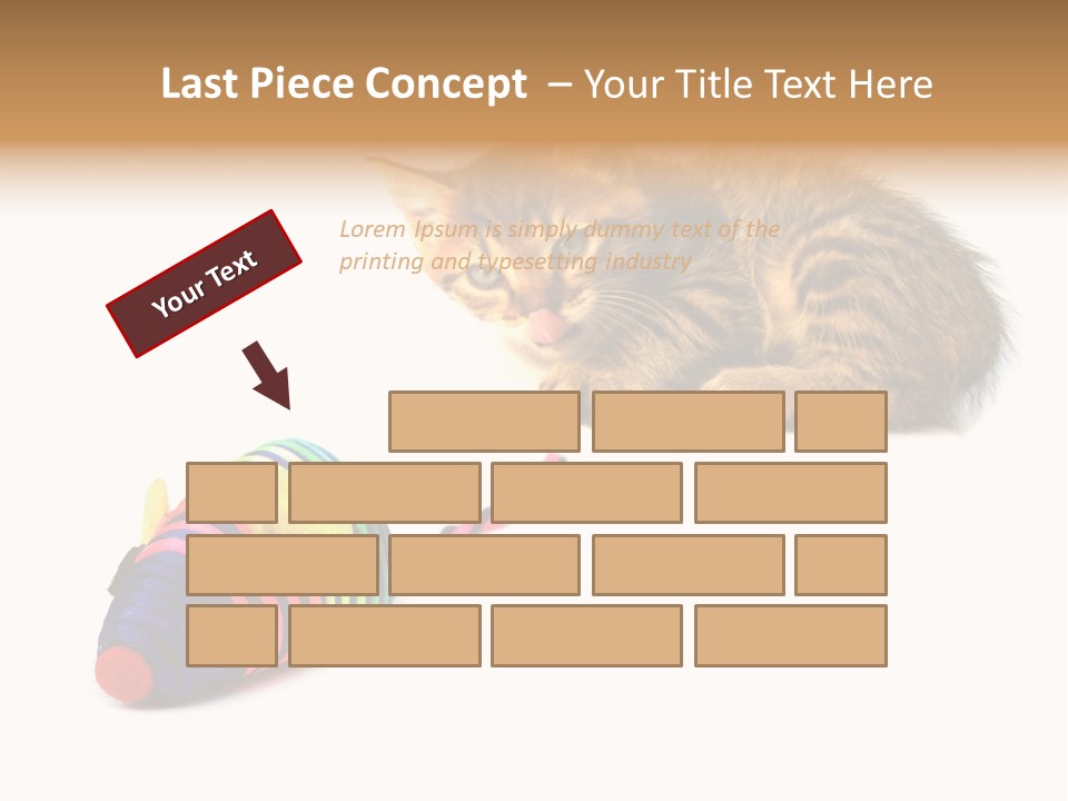 Toy Mouse Horizontal Mice PowerPoint Template