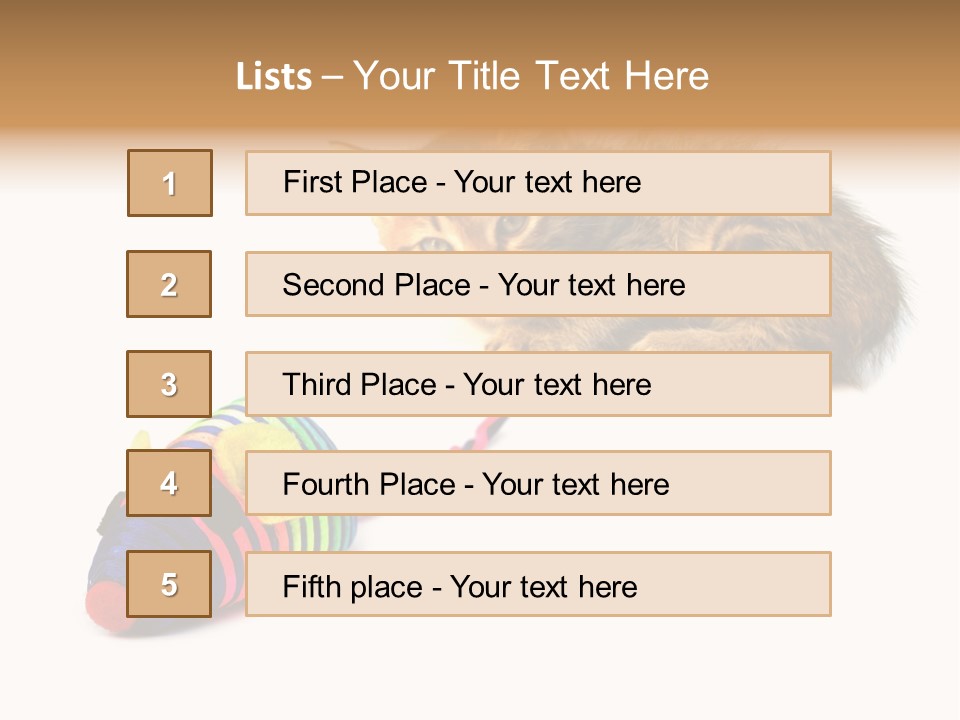 Toy Mouse Horizontal Mice PowerPoint Template