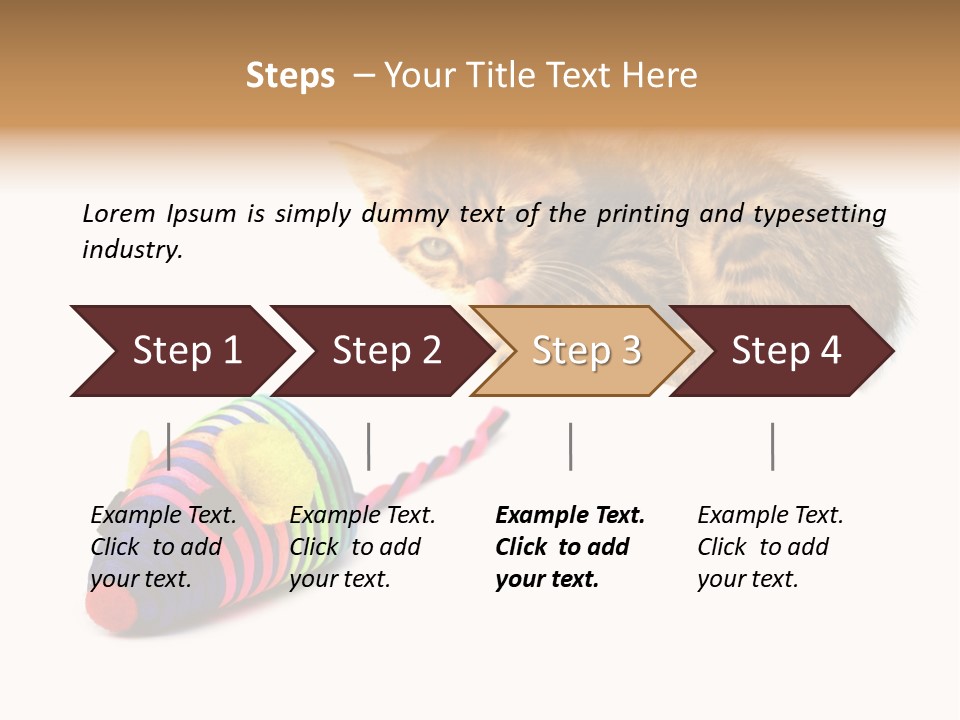 Toy Mouse Horizontal Mice PowerPoint Template