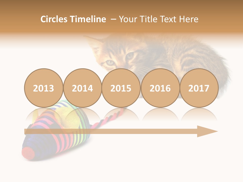 Toy Mouse Horizontal Mice PowerPoint Template