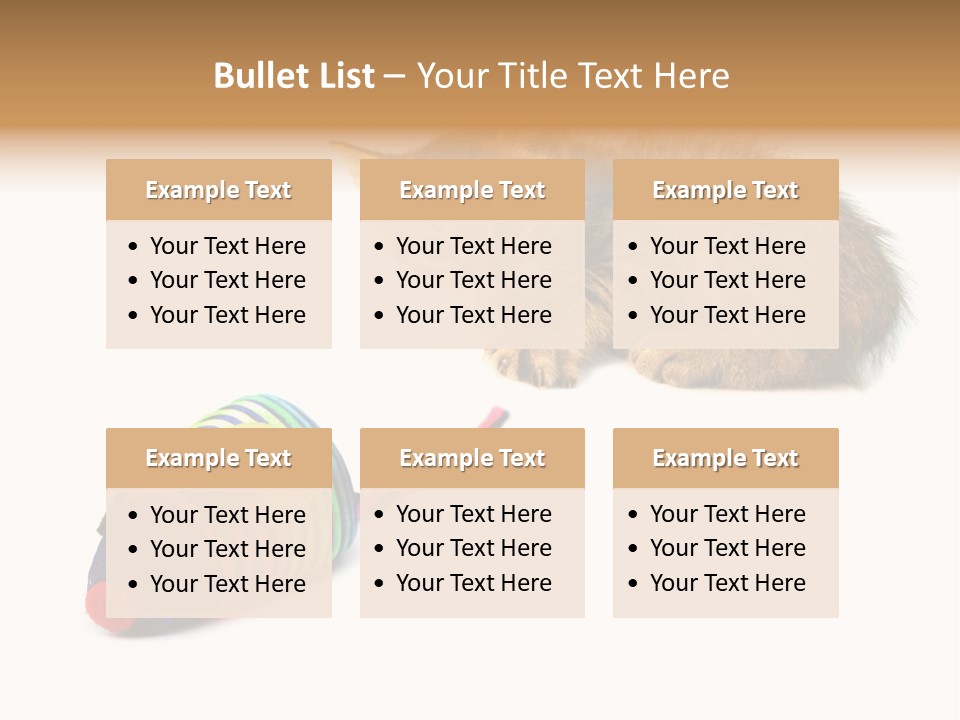 Toy Mouse Horizontal Mice PowerPoint Template