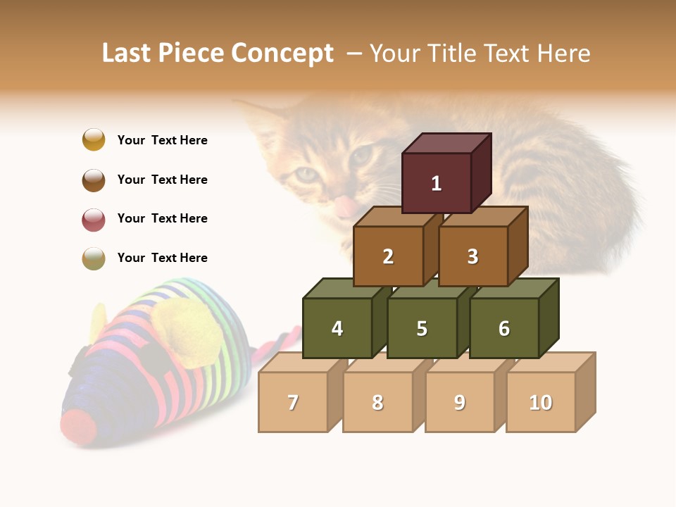 Toy Mouse Horizontal Mice PowerPoint Template