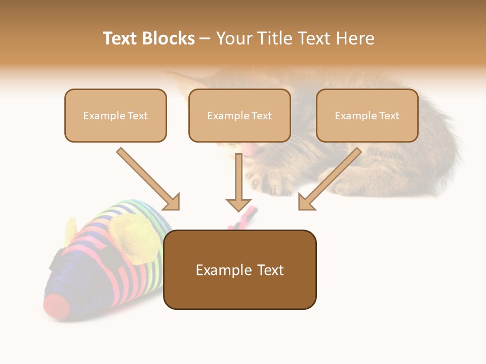 Toy Mouse Horizontal Mice PowerPoint Template