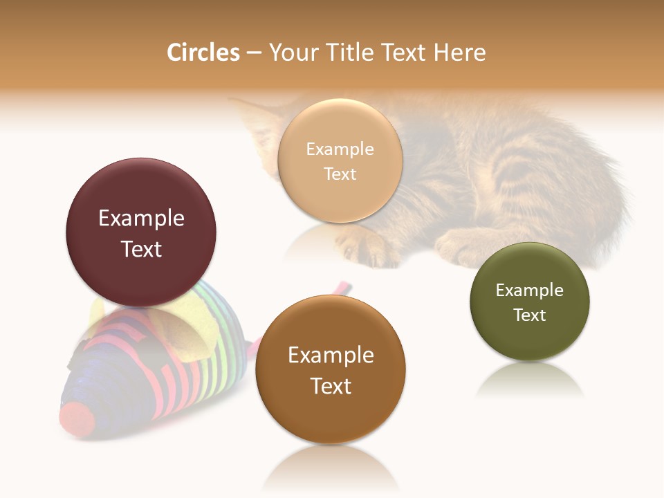 Toy Mouse Horizontal Mice PowerPoint Template