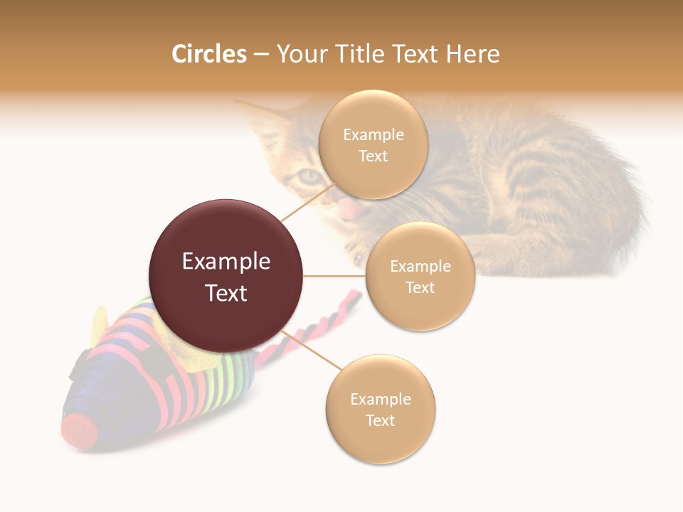 Toy Mouse Horizontal Mice PowerPoint Template