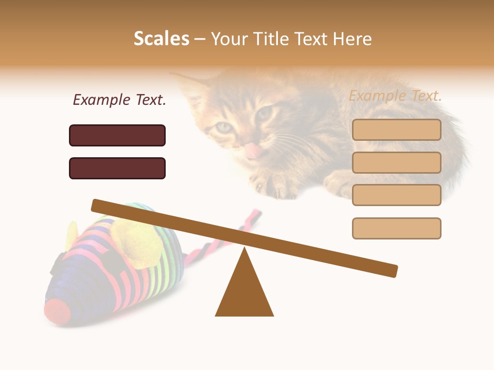 Toy Mouse Horizontal Mice PowerPoint Template