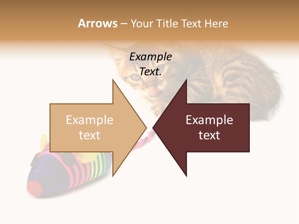 Toy Mouse Horizontal Mice PowerPoint Template