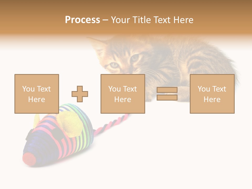 Toy Mouse Horizontal Mice PowerPoint Template