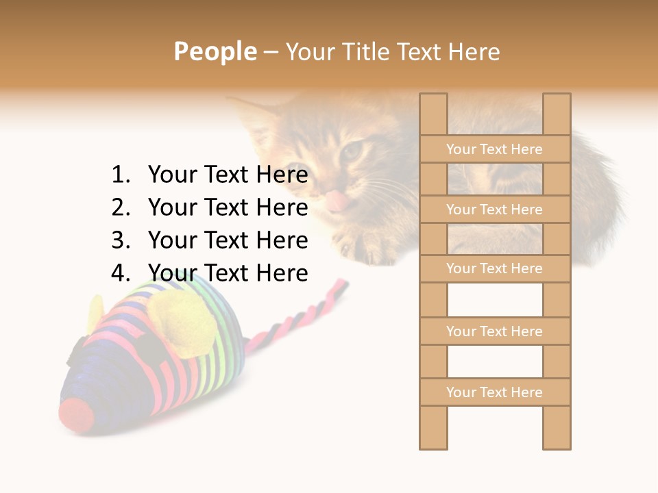 Toy Mouse Horizontal Mice PowerPoint Template