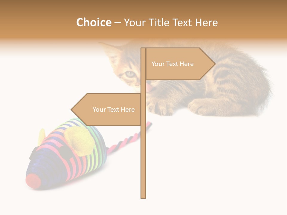 Toy Mouse Horizontal Mice PowerPoint Template