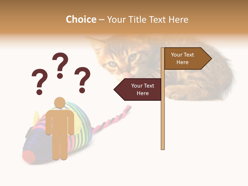 Toy Mouse Horizontal Mice PowerPoint Template