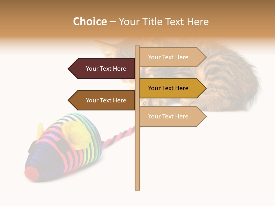 Toy Mouse Horizontal Mice PowerPoint Template