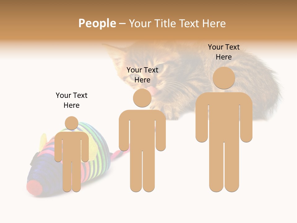 Toy Mouse Horizontal Mice PowerPoint Template