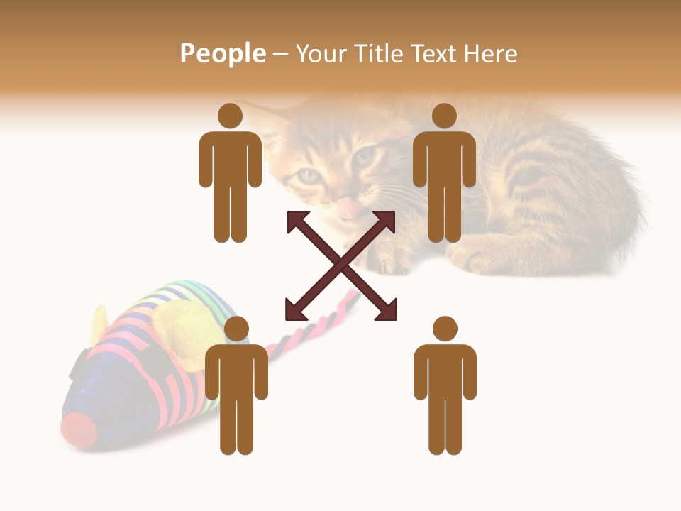 Toy Mouse Horizontal Mice PowerPoint Template