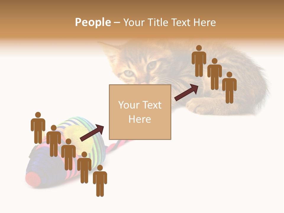 Toy Mouse Horizontal Mice PowerPoint Template