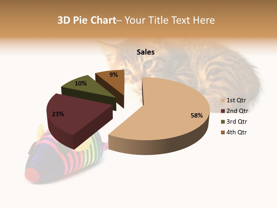 Toy Mouse Horizontal Mice PowerPoint Template