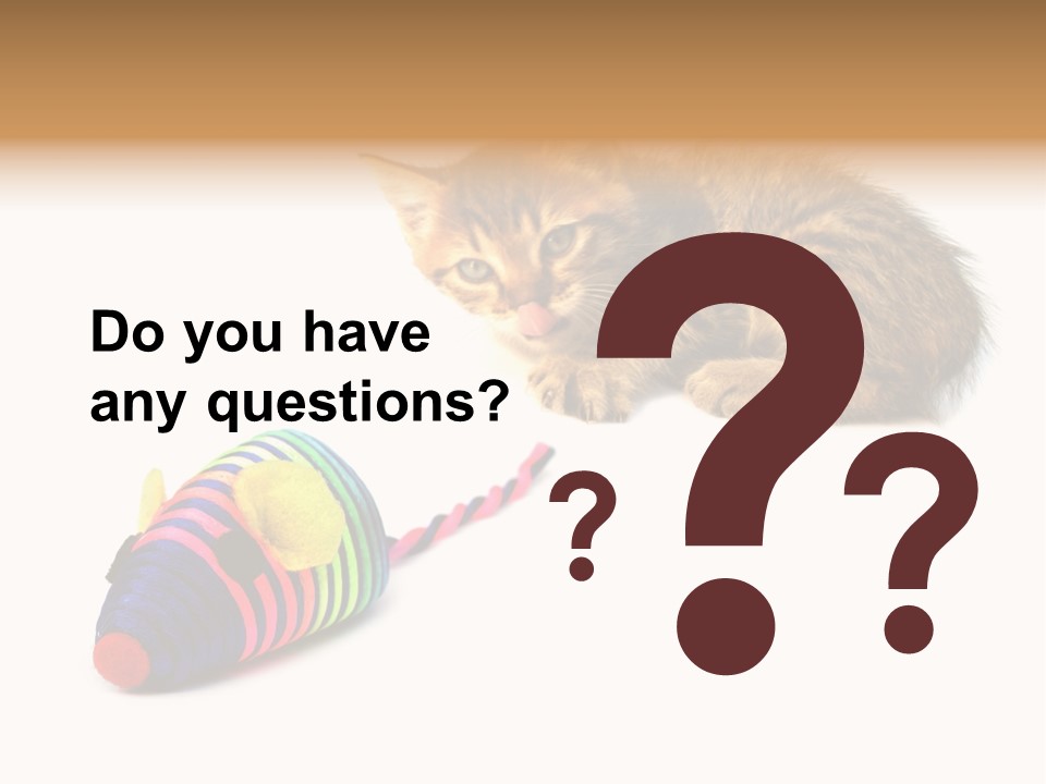 Toy Mouse Horizontal Mice PowerPoint Template