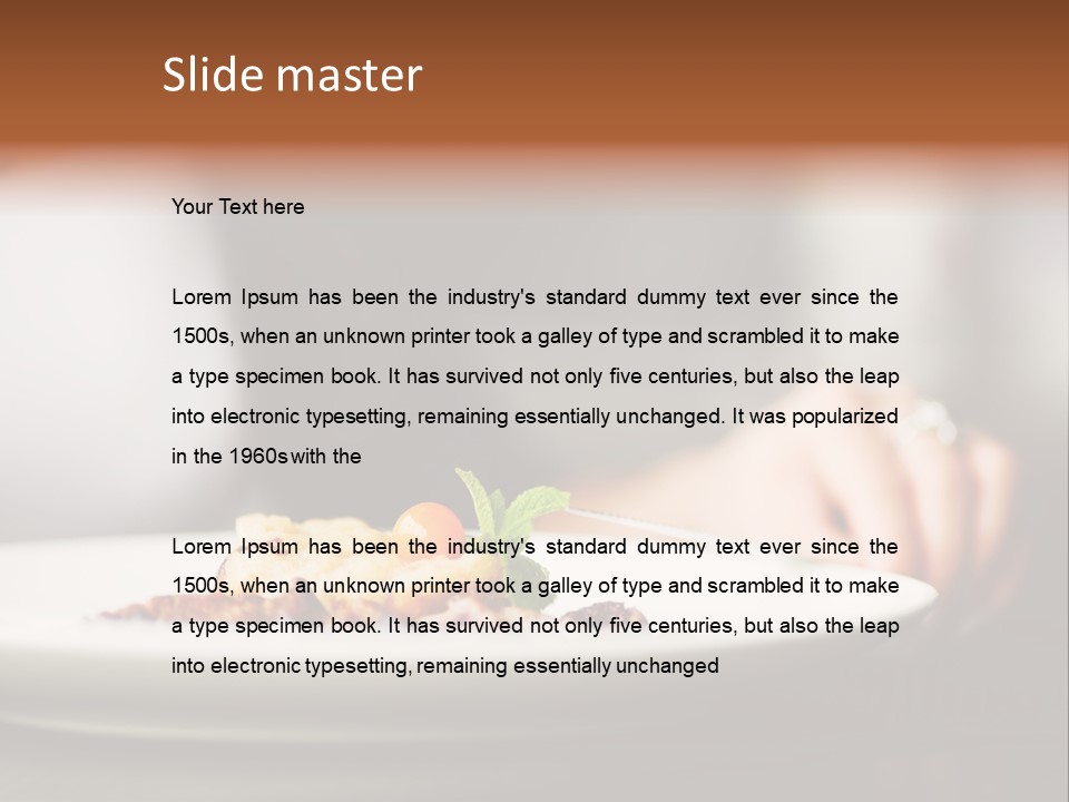 Healthy Female Fresh PowerPoint Template