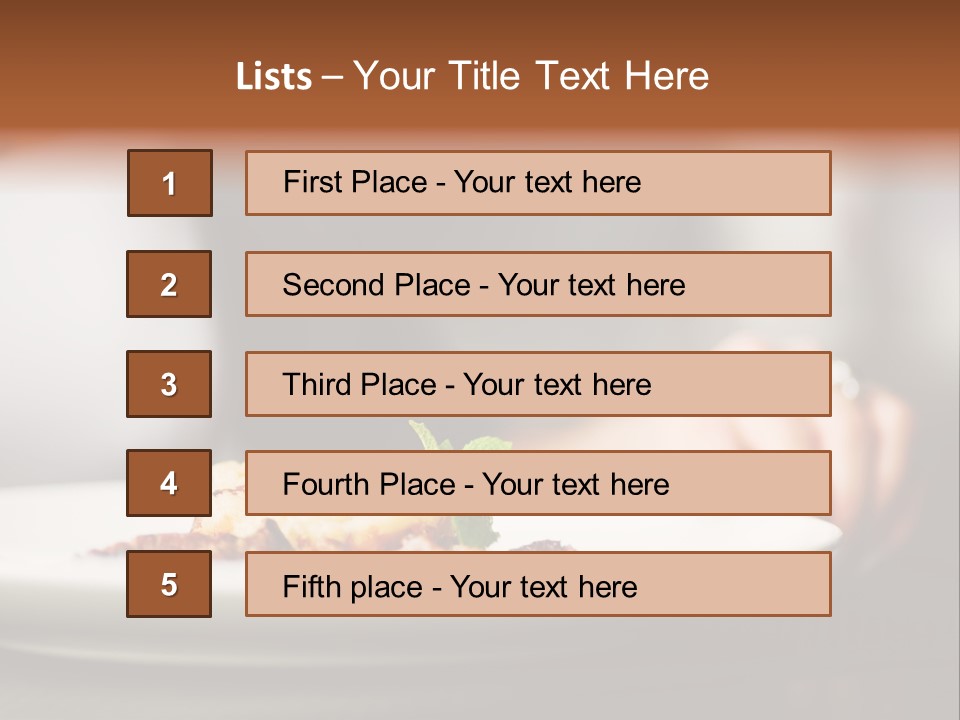 Healthy Female Fresh PowerPoint Template