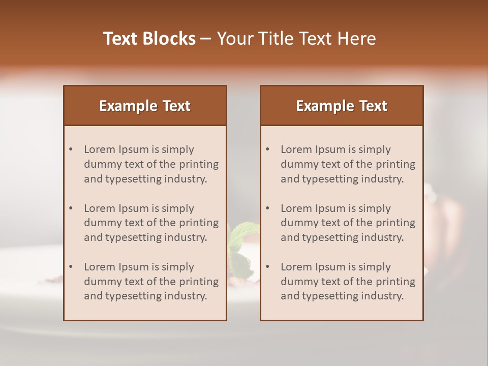 Healthy Female Fresh PowerPoint Template