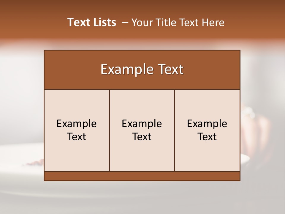 Healthy Female Fresh PowerPoint Template