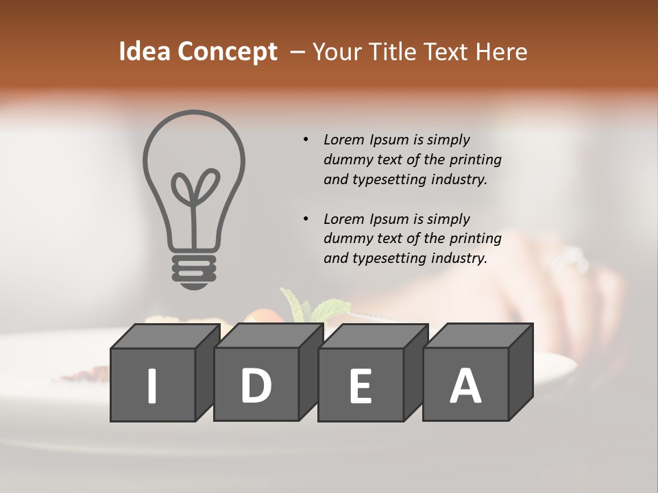 Healthy Female Fresh PowerPoint Template