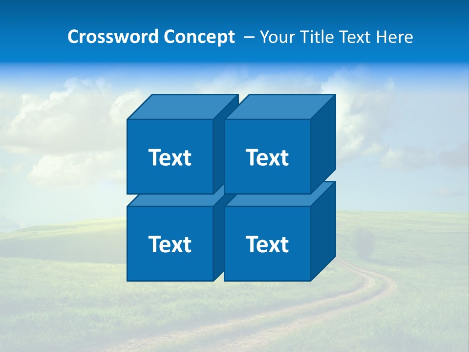 Rural Sunrise Sunny PowerPoint Template