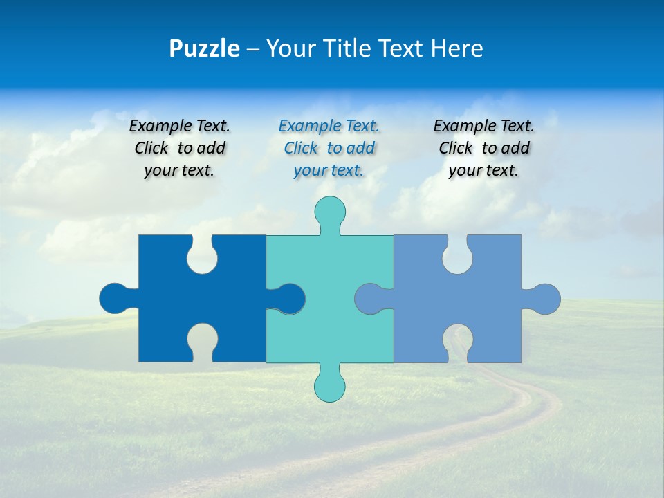 Rural Sunrise Sunny PowerPoint Template