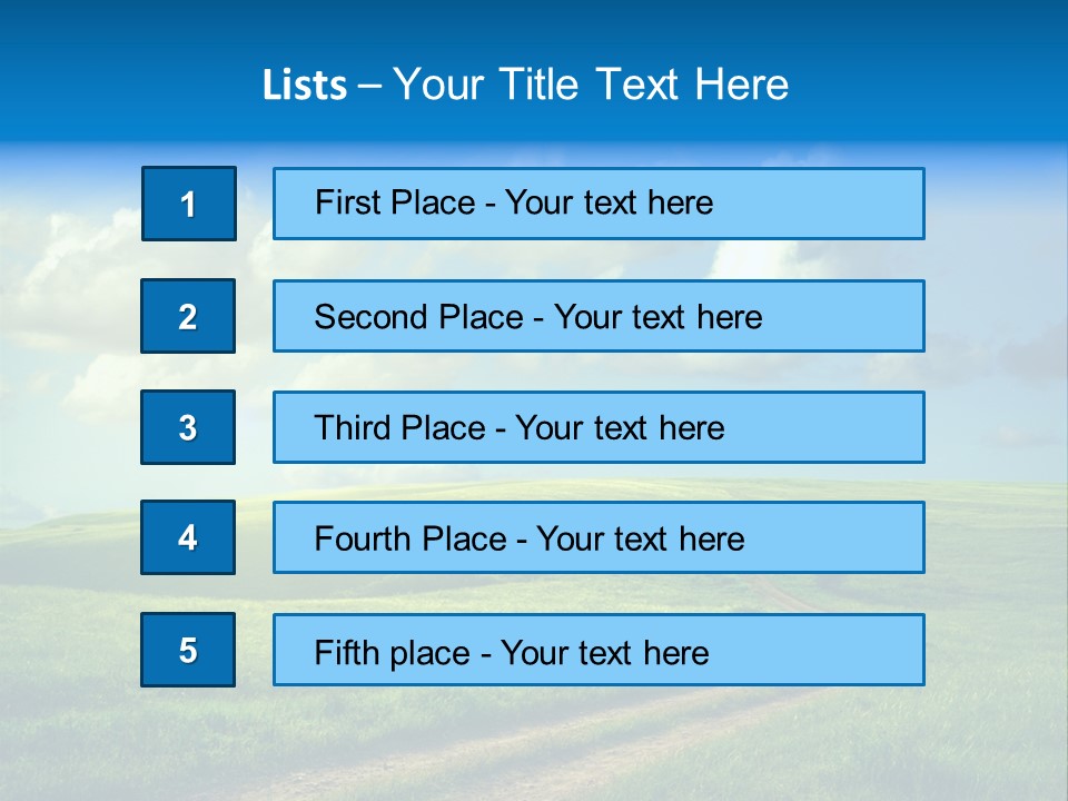 Rural Sunrise Sunny PowerPoint Template