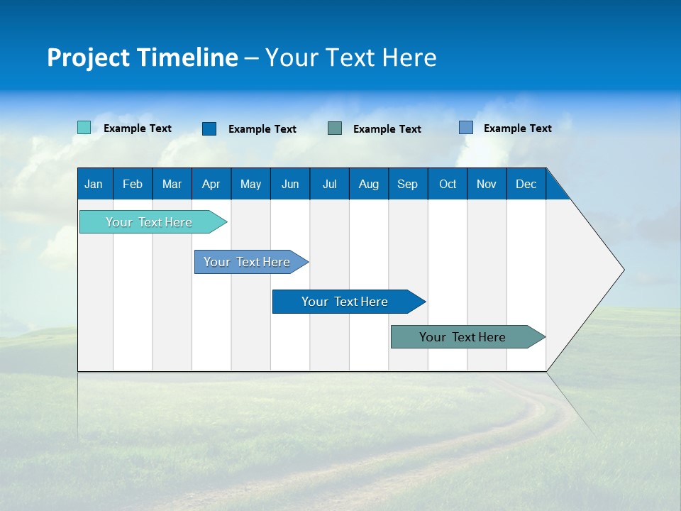 Rural Sunrise Sunny PowerPoint Template