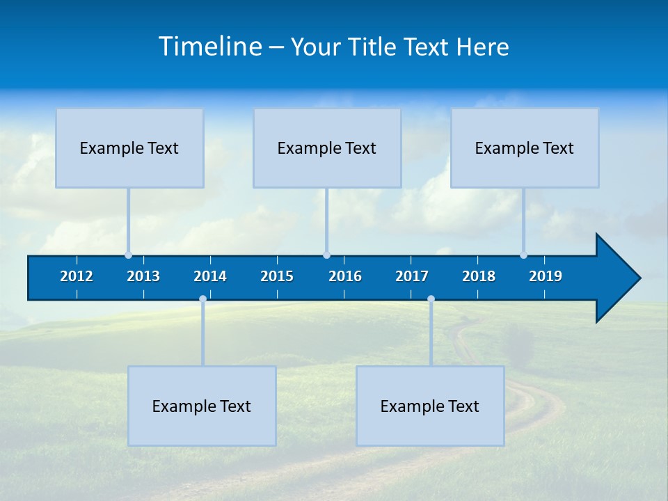 Rural Sunrise Sunny PowerPoint Template