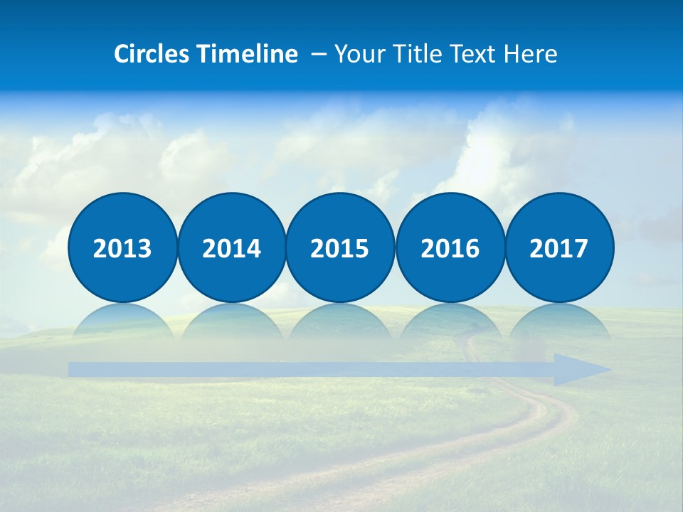 Rural Sunrise Sunny PowerPoint Template