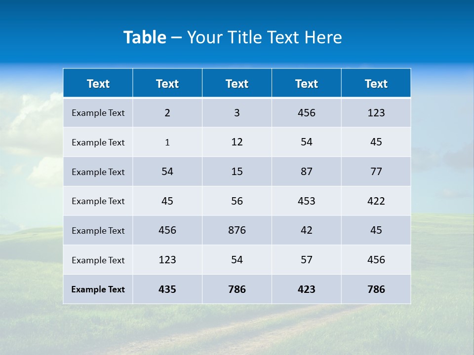 Rural Sunrise Sunny PowerPoint Template