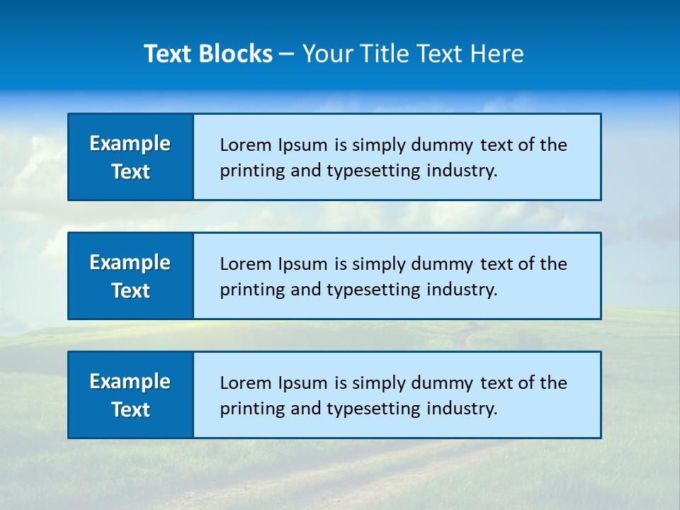 Rural Sunrise Sunny PowerPoint Template