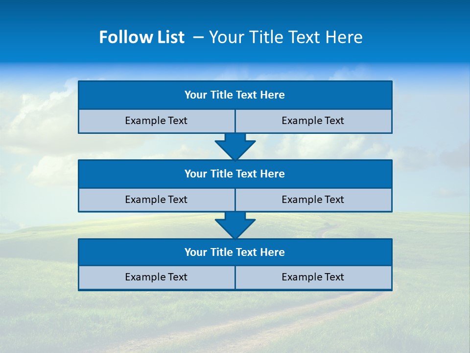 Rural Sunrise Sunny PowerPoint Template