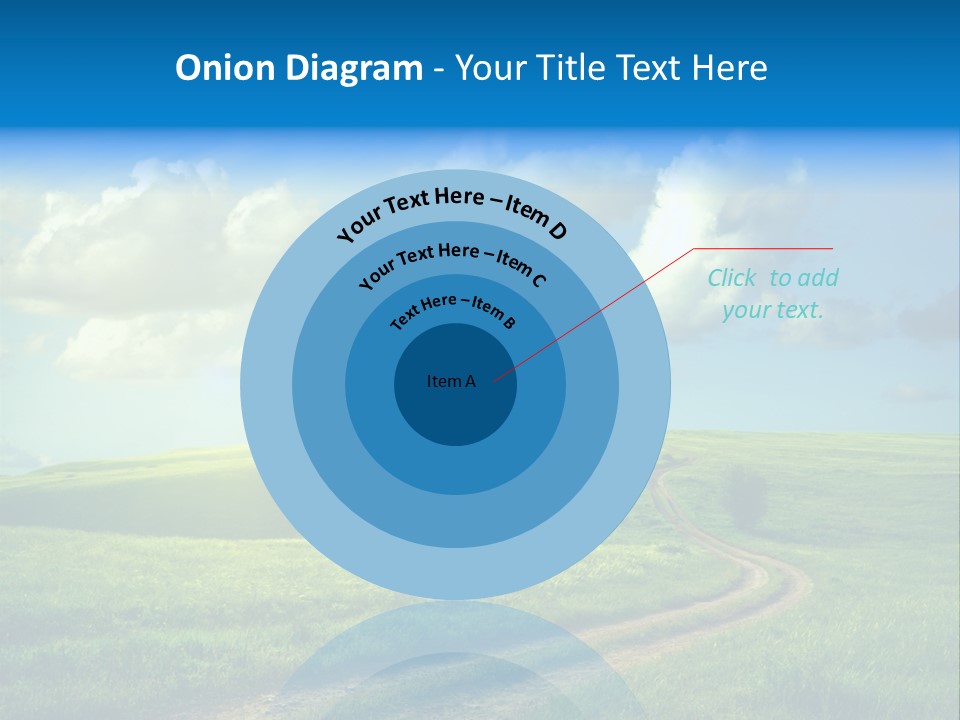 Rural Sunrise Sunny PowerPoint Template