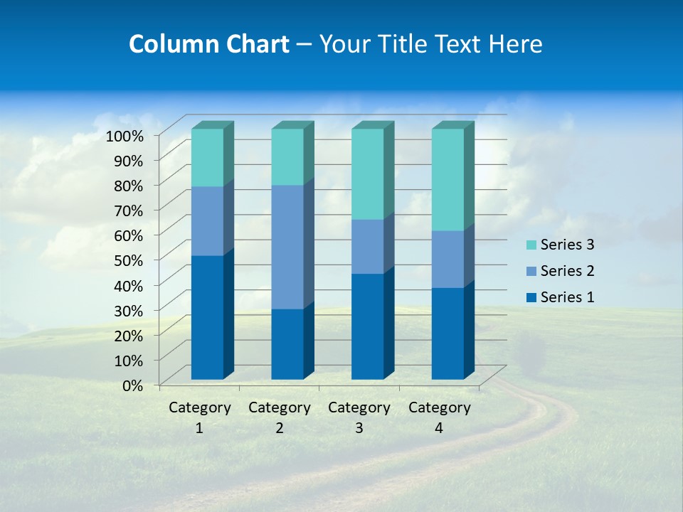 Rural Sunrise Sunny PowerPoint Template