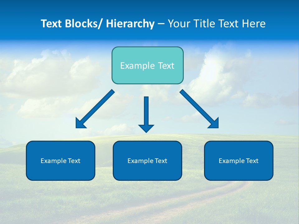 Rural Sunrise Sunny PowerPoint Template