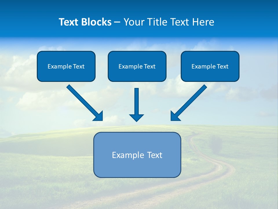Rural Sunrise Sunny PowerPoint Template