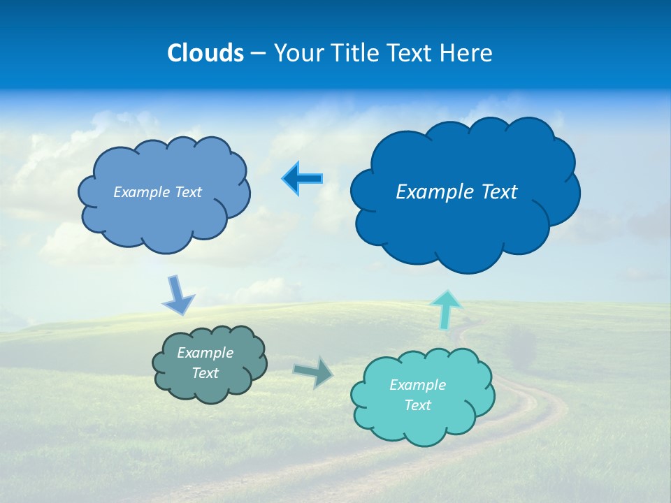 Rural Sunrise Sunny PowerPoint Template