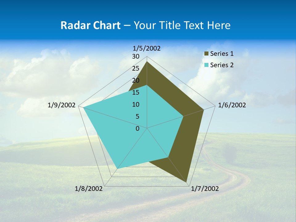 Rural Sunrise Sunny PowerPoint Template