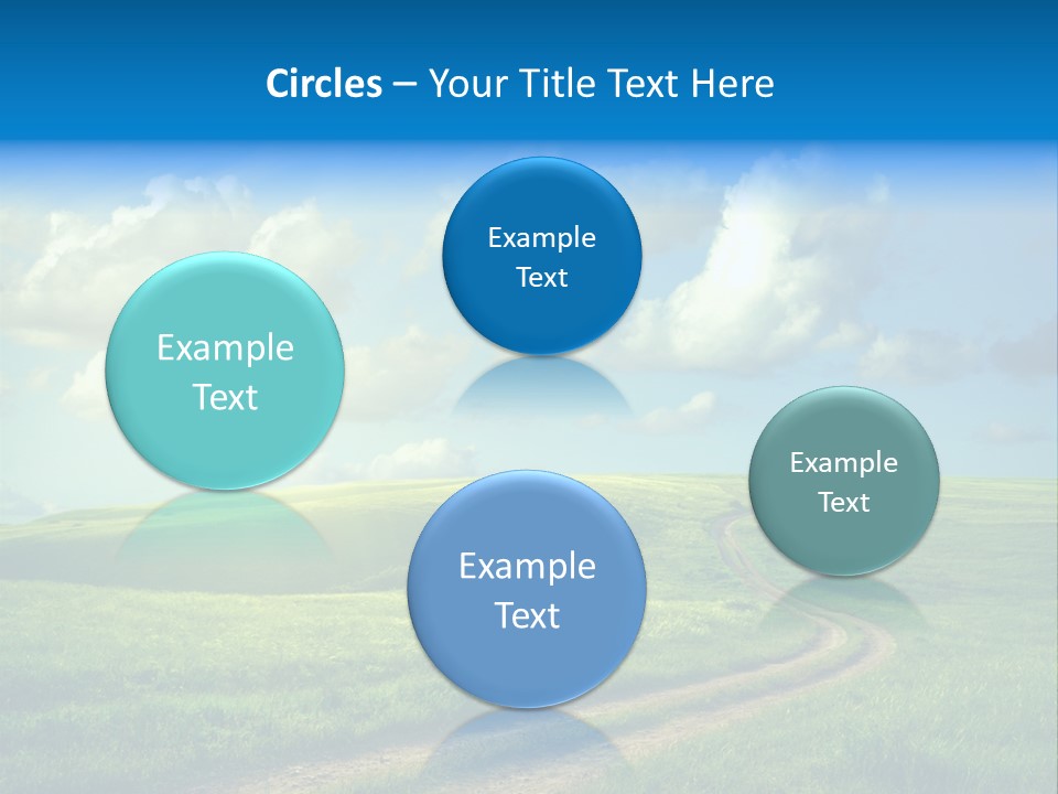 Rural Sunrise Sunny PowerPoint Template