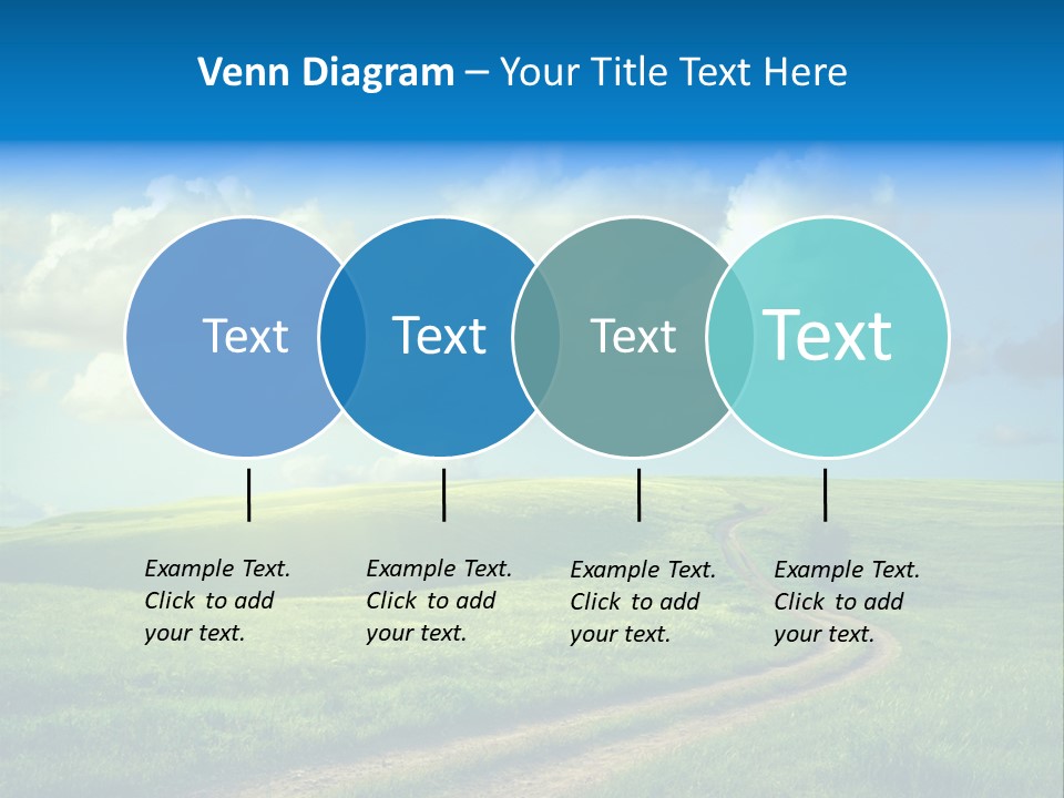 Rural Sunrise Sunny PowerPoint Template