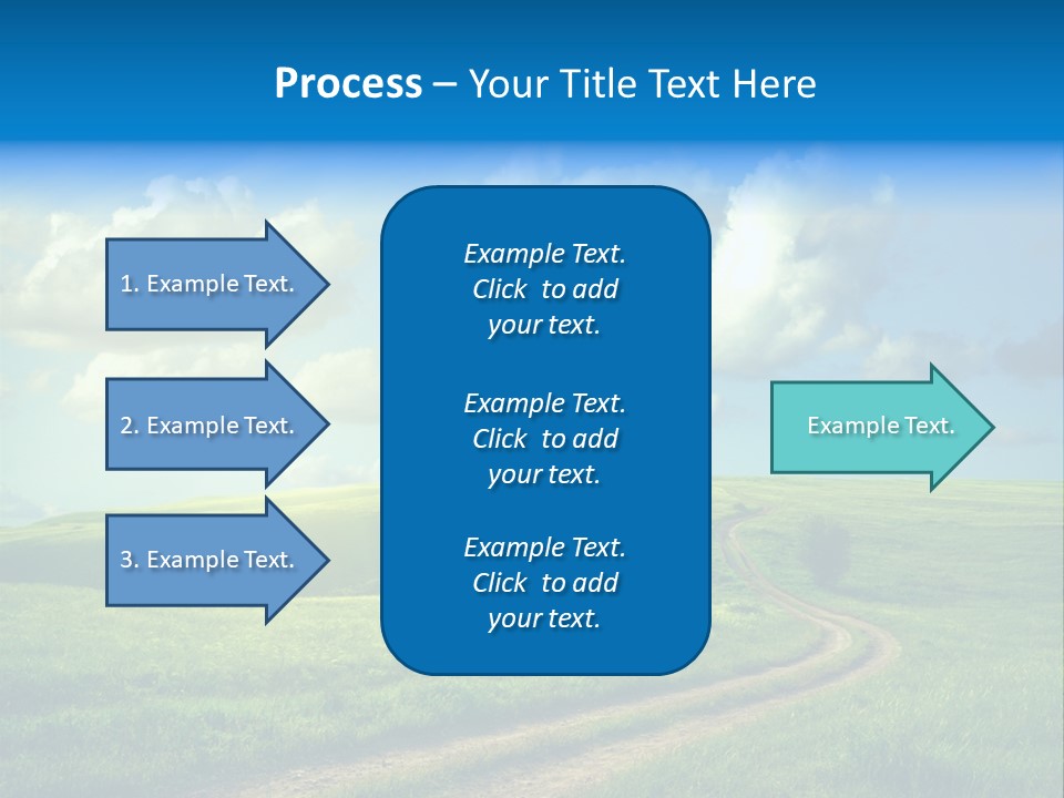 Rural Sunrise Sunny PowerPoint Template