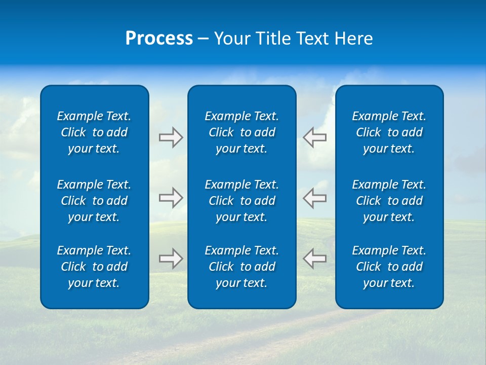 Rural Sunrise Sunny PowerPoint Template