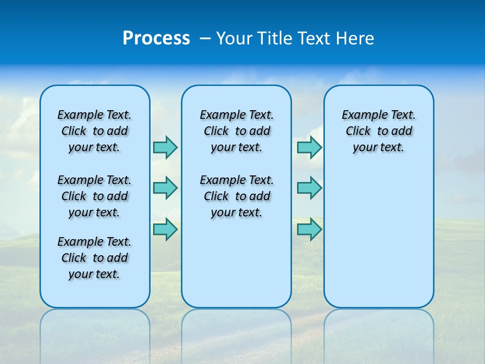 Rural Sunrise Sunny PowerPoint Template